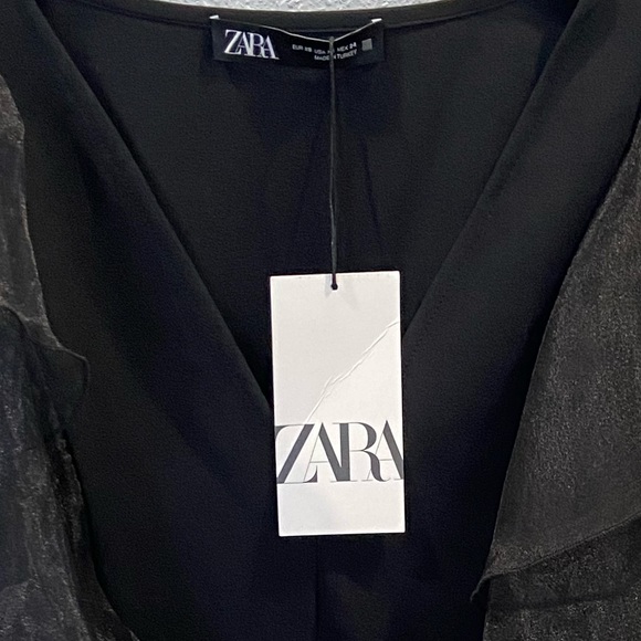 Zara Black Party Dress NWT - Picture 4 of 4